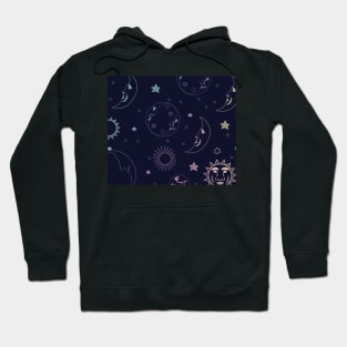 holographic moon Hoodie